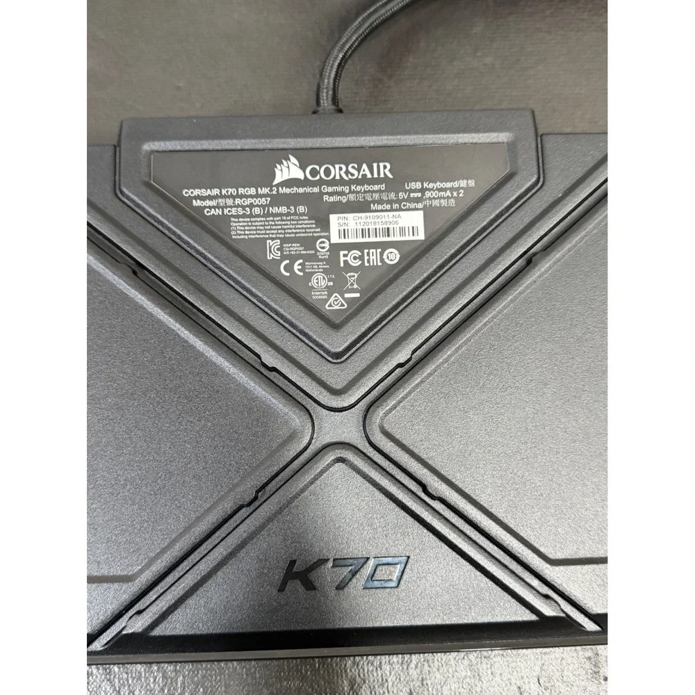 Corsair‎ K70 RGB MK.2 Mechanical Gaming Keyboard Black RGP0057 Wired Backlit